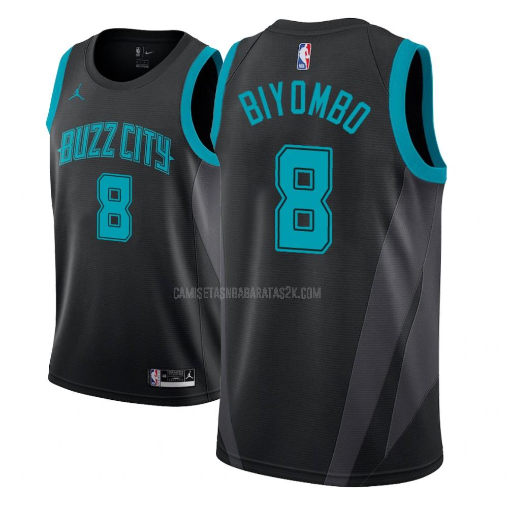 Venta camiseta charlotte hornets de la bismack biyombo 8 niños negro ...